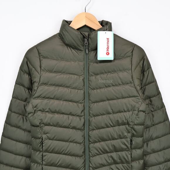 Marmot Women's Down Insulated Jena Jacket Nori Green Size Small NWT - Picture 3 of 10